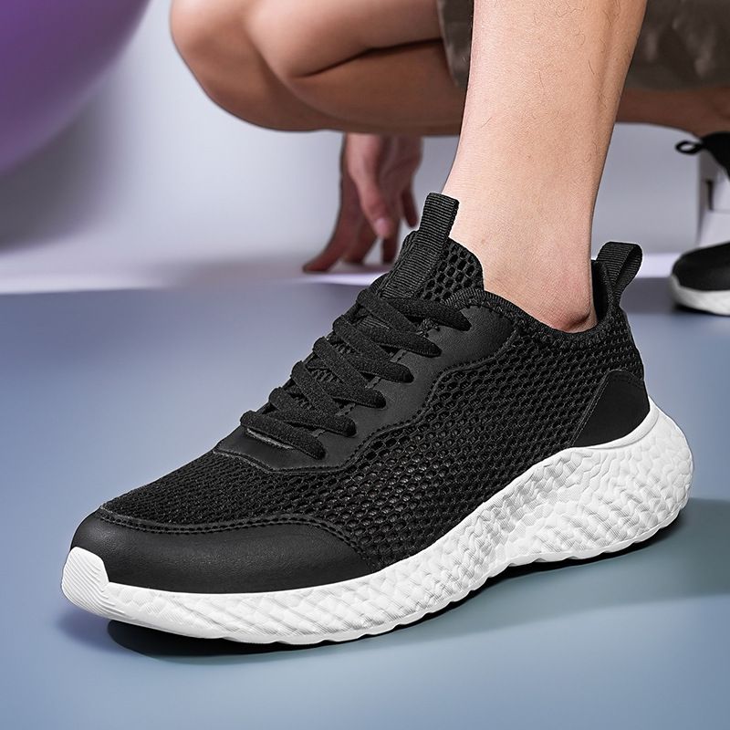 Laufen Atmungsaktiv Hohl Leichtes Wasser Modische Outdoor Sport Trendy Große Herrenschuhe_voghion.com