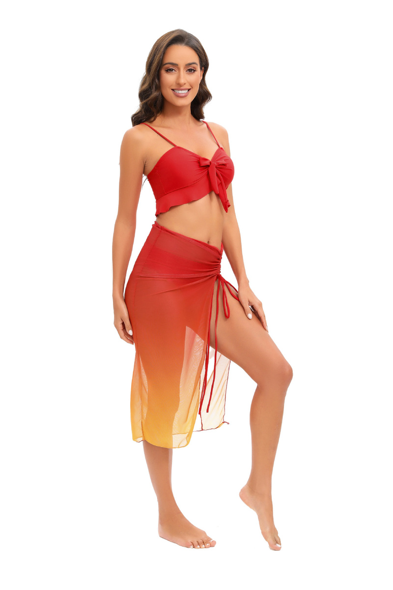 Bikini sexy da donna a triangolo diviso tinta unita_voghion.com