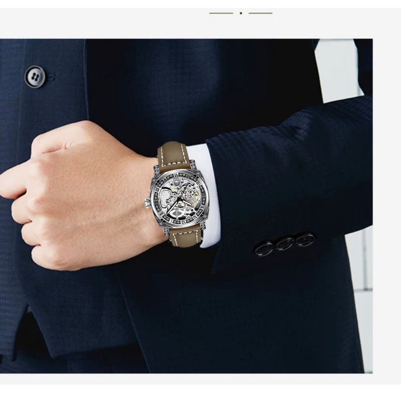 Brittiskt märke med urholkad klassisk affärsklocka för män med precisionsstålbälte_voghion.com