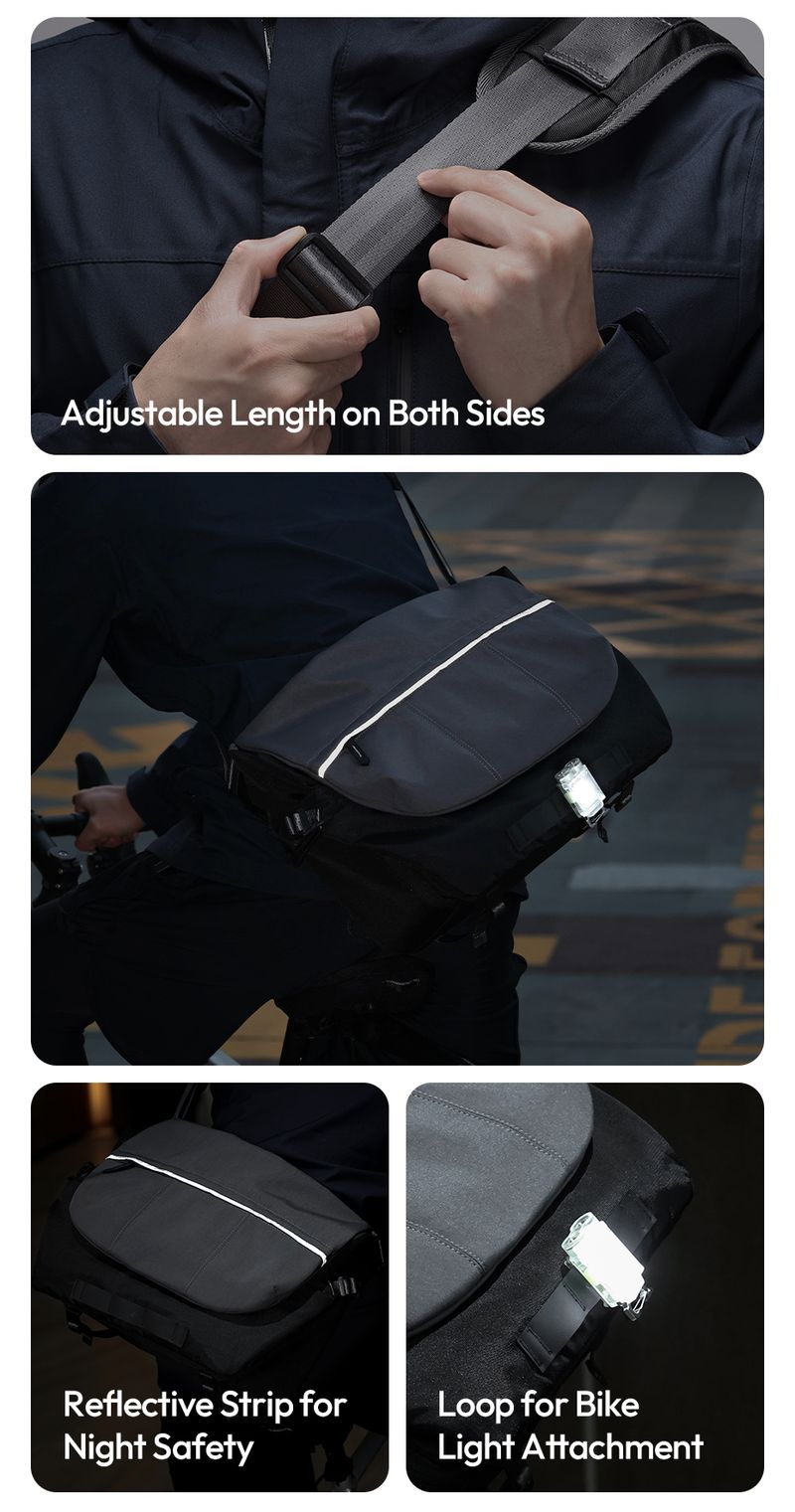 ulanzi TE88 Shoulder Crossbody Bag For Camera Tripod Tablet 3-Point Carry System 15L Capacity With Dividers_voghion.com