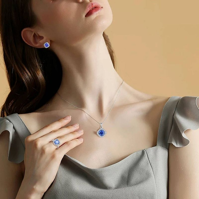 S earrings studs color zirconium temperament light high end ear sier jewelry_voghion.com