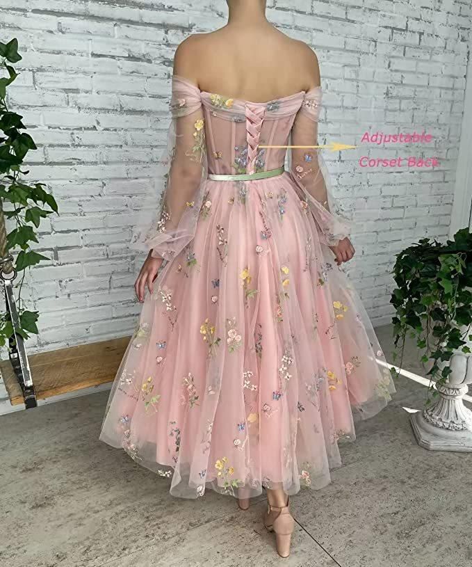 Abito da donna in chiffon e pizzo elegante a maniche corte multicolore, lunghezza maggiore, gonna midi da ballo_voghion.com