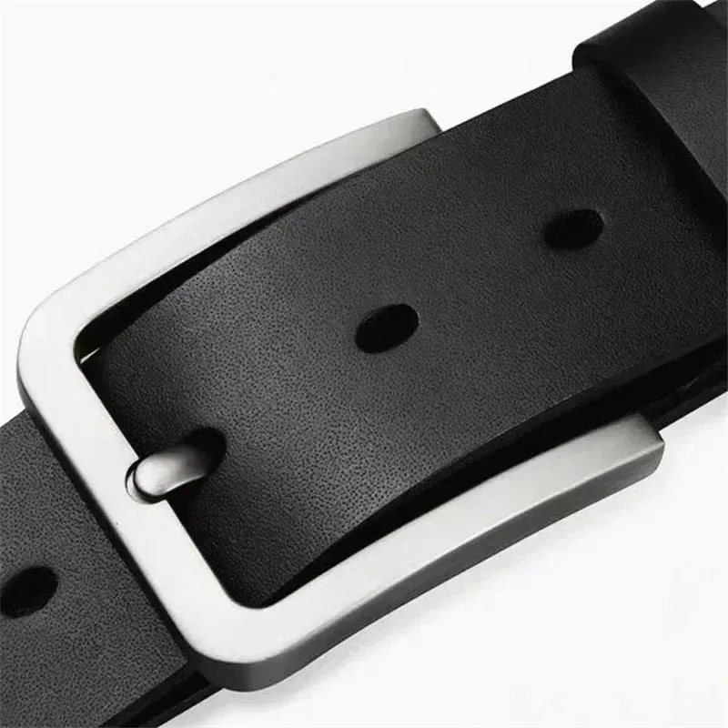 HOT New Business Leisure Men's Alloy Square Pin Buckle Male Famous Brand Designer PU Leather Jeans Belts for Men_voghion.com