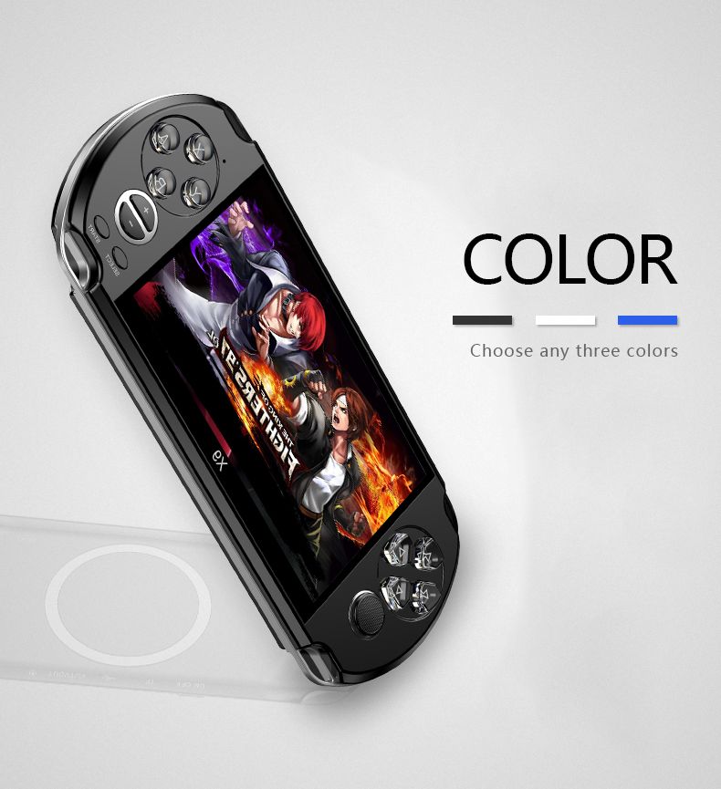 Nuova console portatile da 5,1 pollici con lettore di videogiochi arcade X9 Mini da 8 GB, adatta per PSP/GBA/NESRMVB Dual Rock_voghion.com