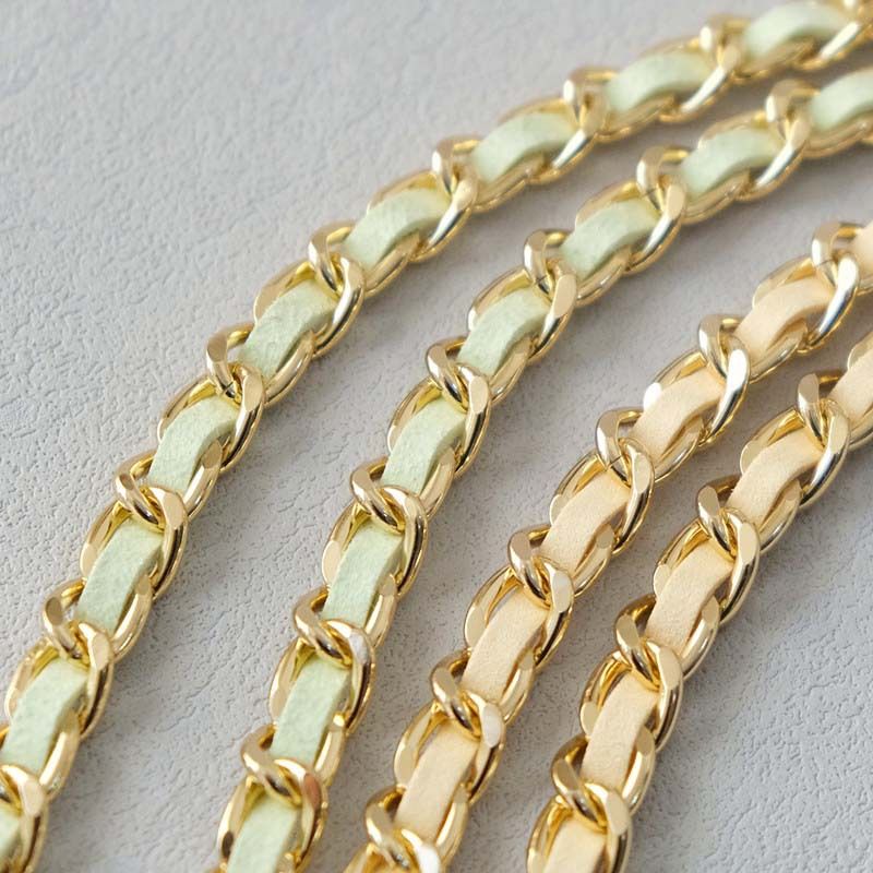 Tracolla di ricambio versatile in velluto bifacciale, accessori alla moda per borse piccole e catena per telefono_voghion.com