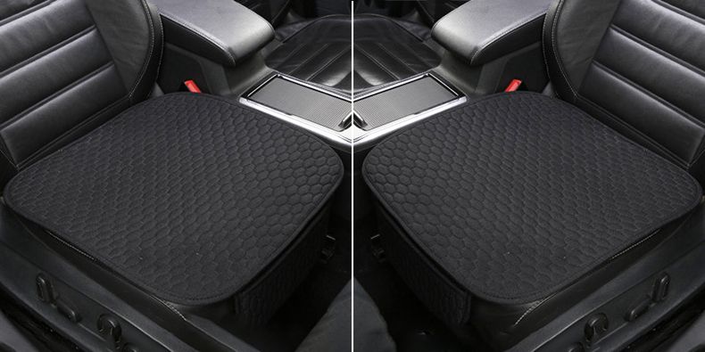 Copriauto universale in lino, coprisedile in lino, protezione per cuscino del sedile, accessori per auto, stile interno_voghion.com