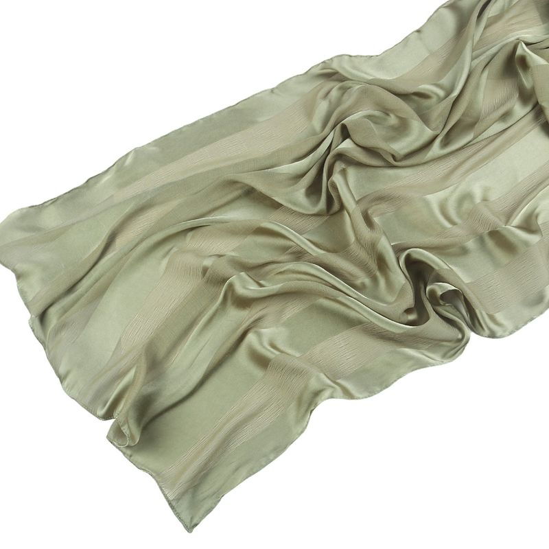 Women's Scarves New Women's Headscarf Shawl Pleated Chiffon With Stripes Natural Wrinkle Middle East Dubai Headscarf Hijab_voghion.com