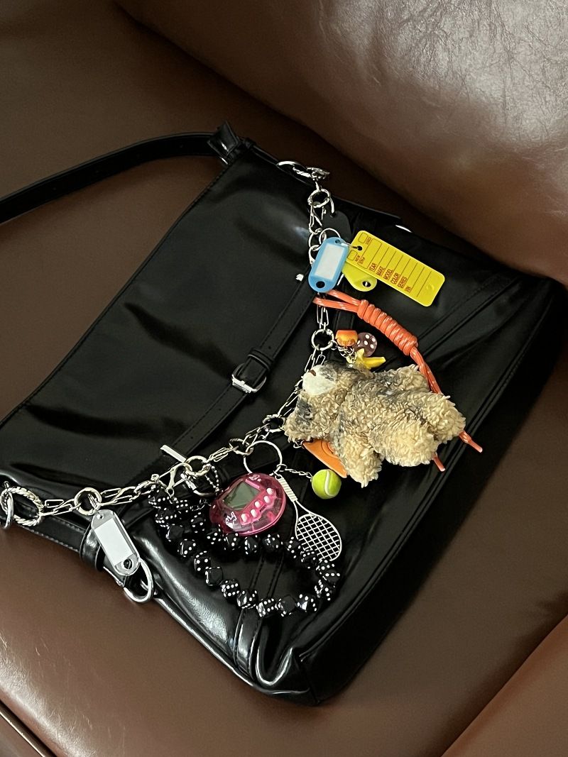 Original Multi Element Long And Complex Bear Bag Chain Bag Pendant Niche High End Bag Pendant Cross Border E Commerce_voghion.com