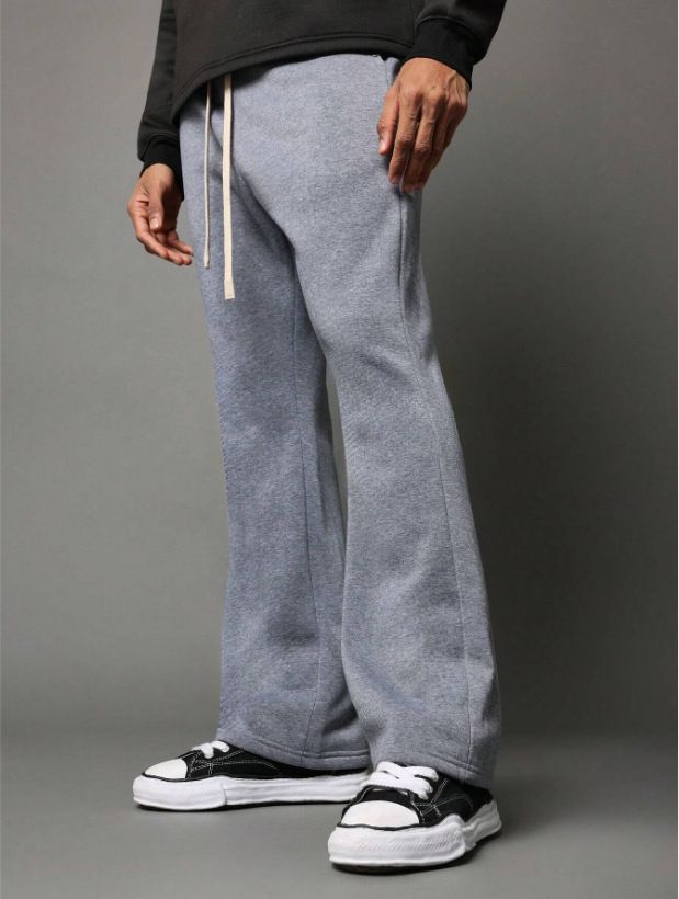 Herenkleding Wijde pijpen Broeken Joggingbroeken Losse sport Effen kleur Veelzijdige casual Joggingbroeken_voghion.com
