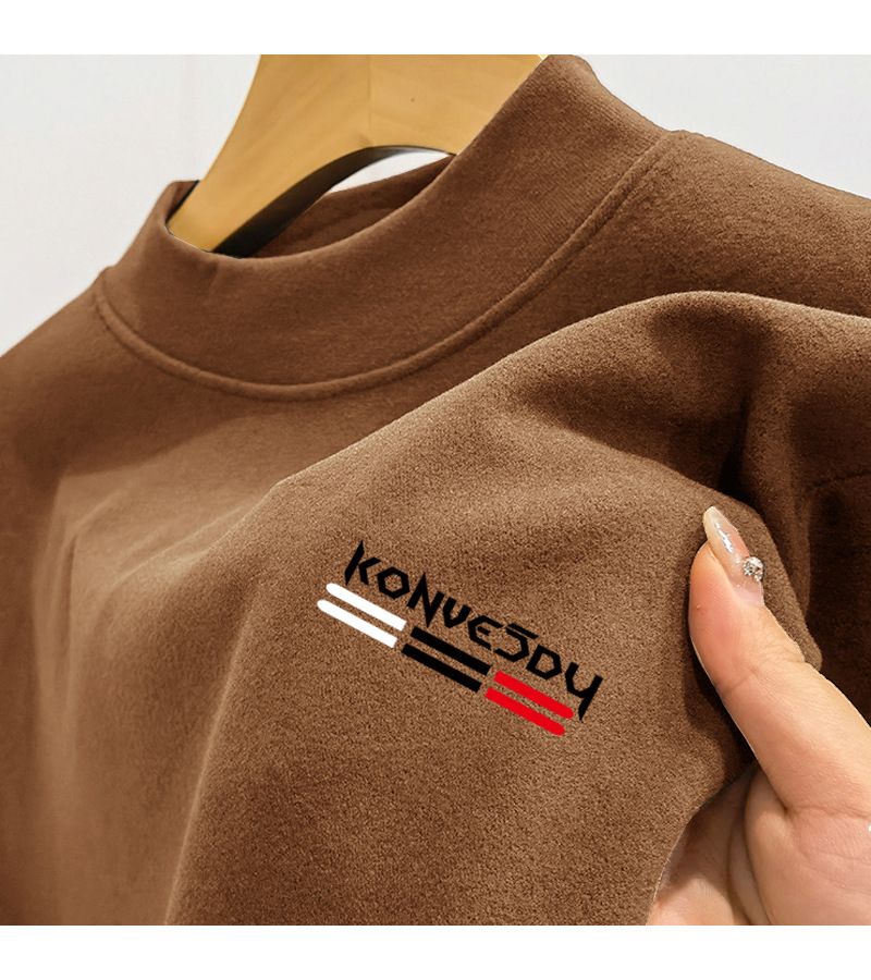 Men's Slim Fit Thermal Underwear Half-Turtle Neck Base Layer Shirt, Breathable & Warm, All-Season Comfort, Multiple Colors & Sizes (M-4XL)_voghion.com