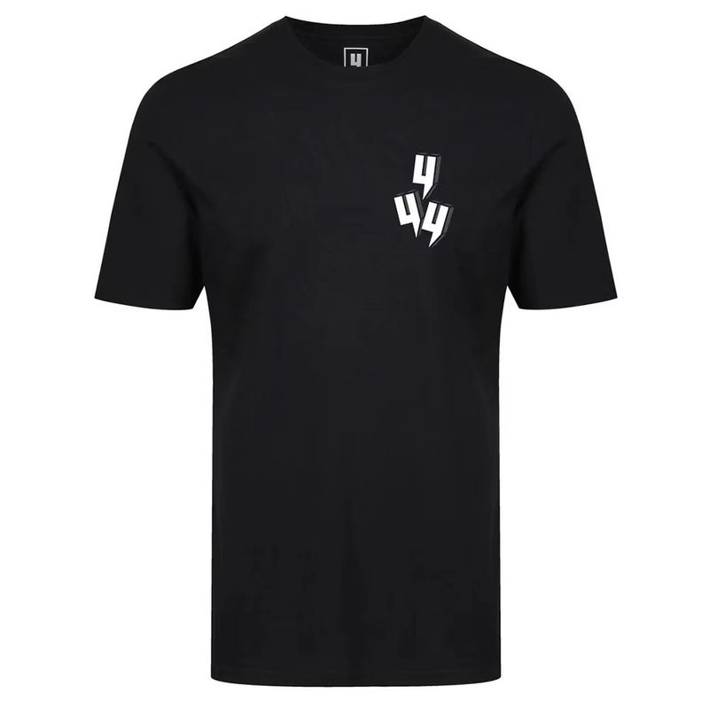 2025 New Fashion Brand 3D Number 4 Printed T-Shirt Gothic High Street Casual Regular Shoulder Top_voghion.com