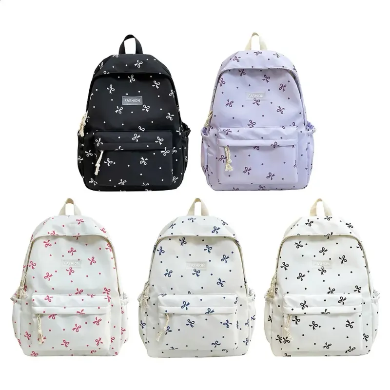 Female Student Backpack Large Capacity Leisure School Bag Versatile Rucksack Outdoor Camping Picnic 250408l_voghion.com