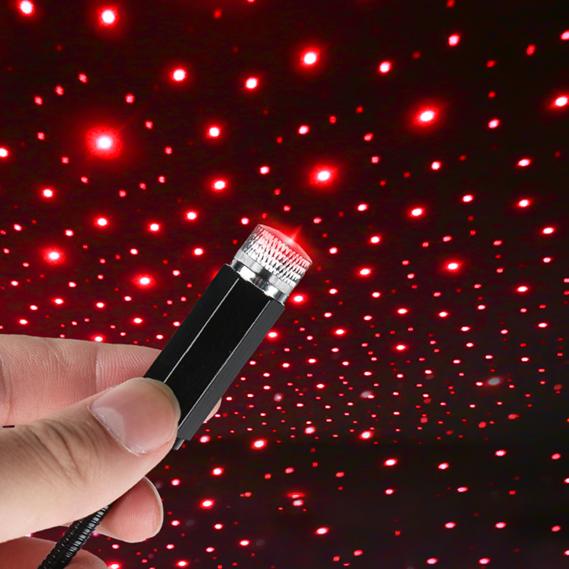 Ambient Star Light Starry USB Metal Modificat Acoperiș Interior Decor Lampă proiector pentru mașină_voghion.com
