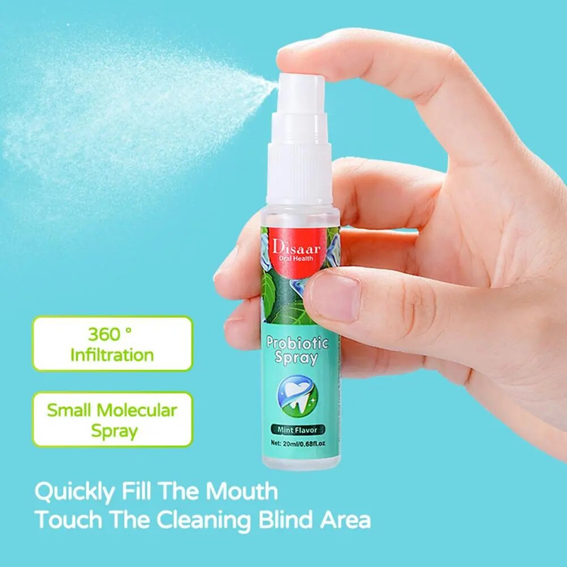 20Ml Freshener Lemon Drift Mint Taste Artefact Female Portable Breath Cushion Mouth Cleansing Spray_voghion.com