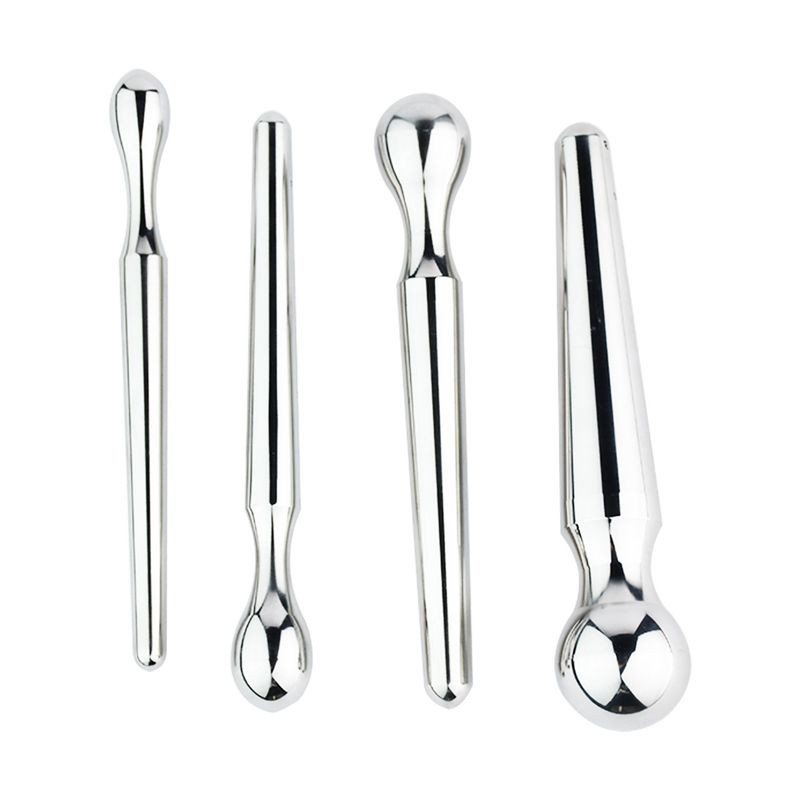 Sexy Smooth Stainless Steel With Scale Horse Eye Stick Novice White Open Urethral Expansion Masturbation Device Male And_voghion.com