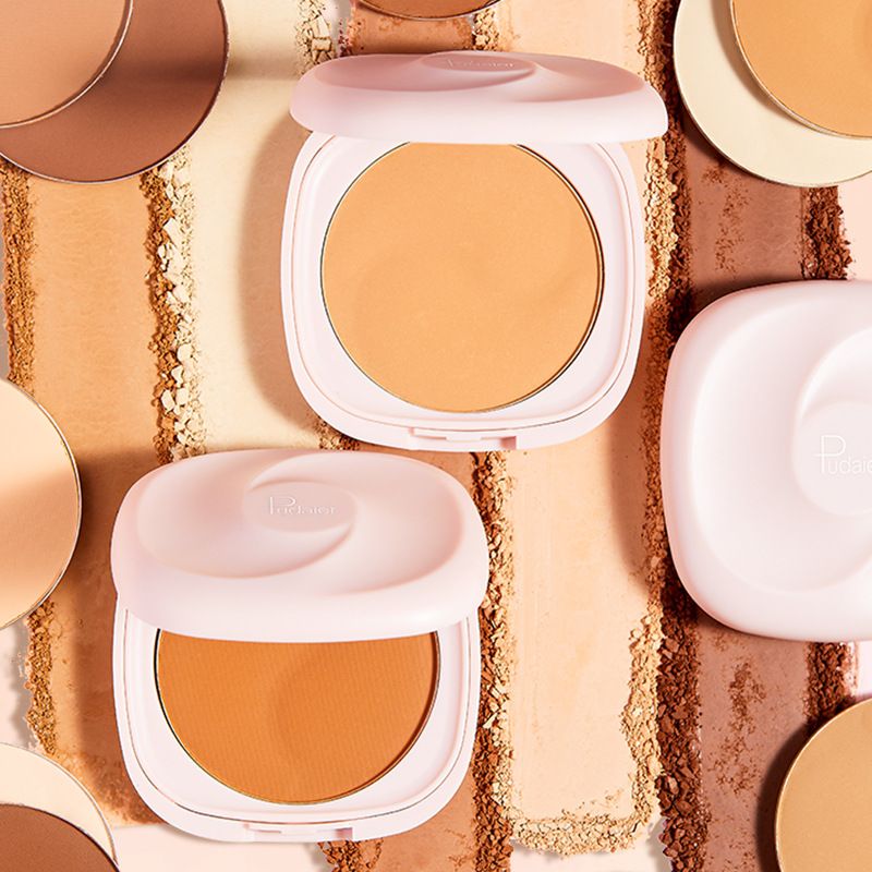 Pudaier Loose Powder Foundation Waterproof Setting Powder Concealer Oil Control Compact Powder For All Skin Types_voghion.com