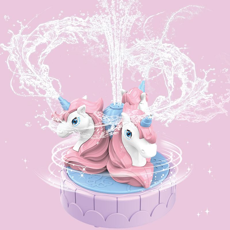 Outdoor sprinkler toy Rotatable cartoon shape Children's lawn water spray toy_voghion.com