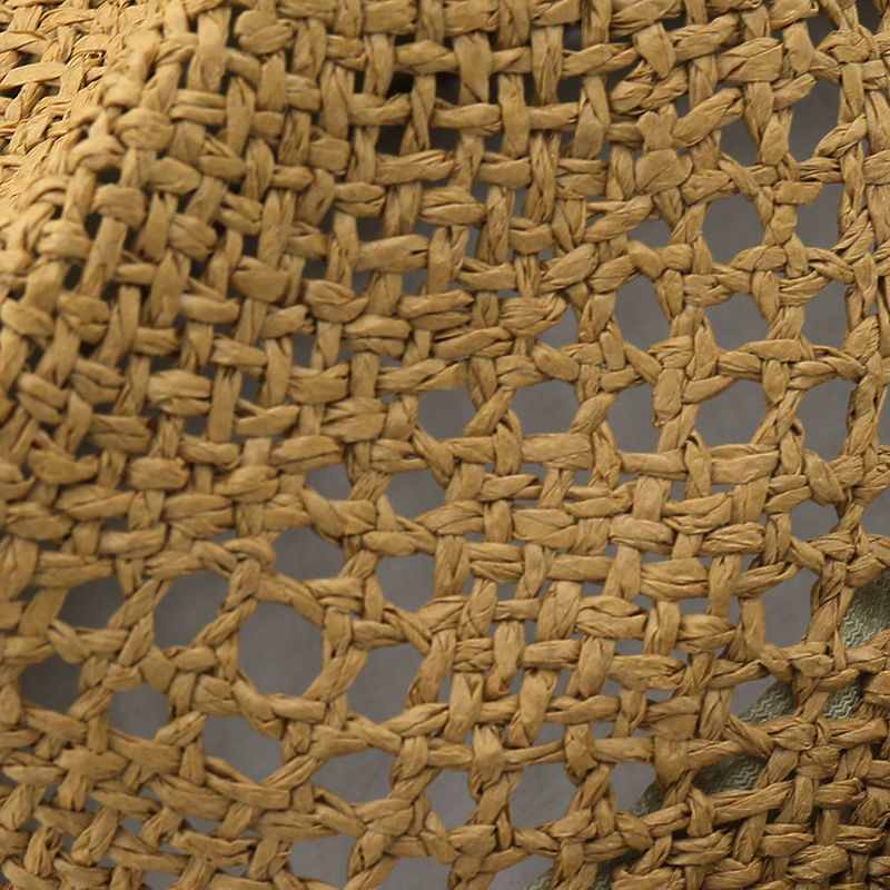 Sombreros de paja Jazz tejidos a mano para hombre y mujer, ideales para viajes al aire libre y para la playa con protección solar._voghion.com