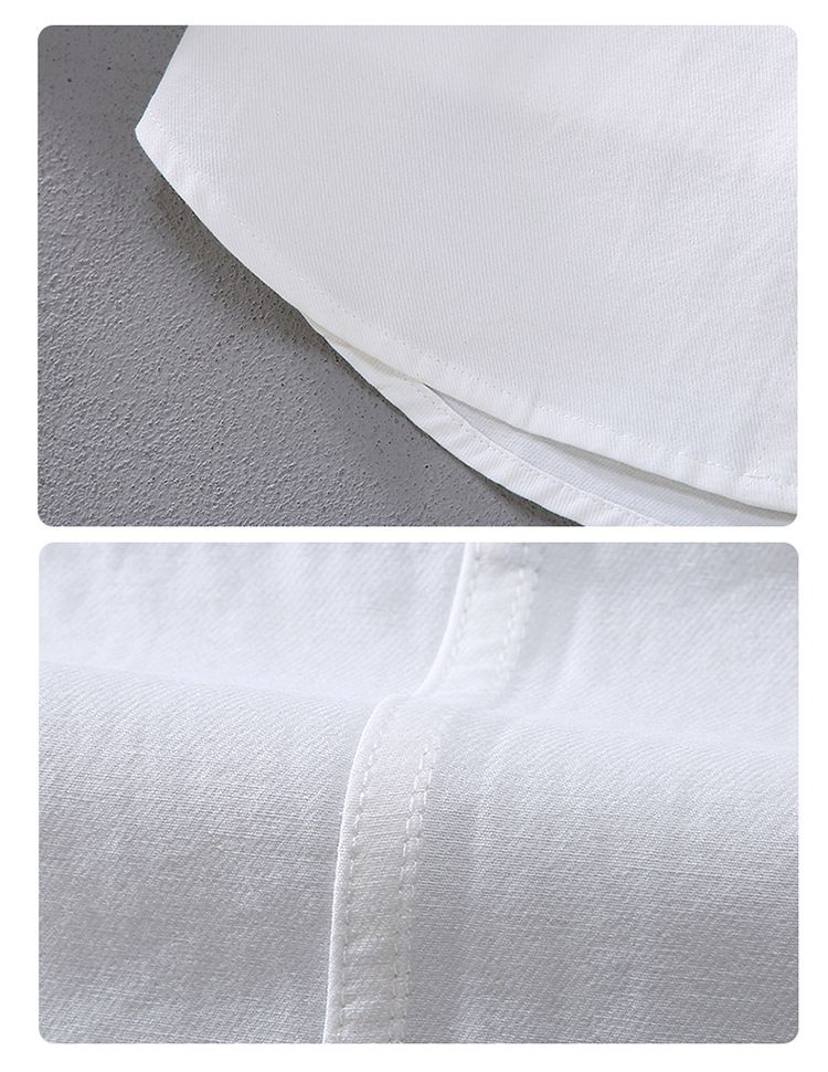 Camisas de manga larga de algodón puro con botones casuales de alta calidad para hombre, nuevo diseño 2025, camisa de algodón patchwork_voghion.com