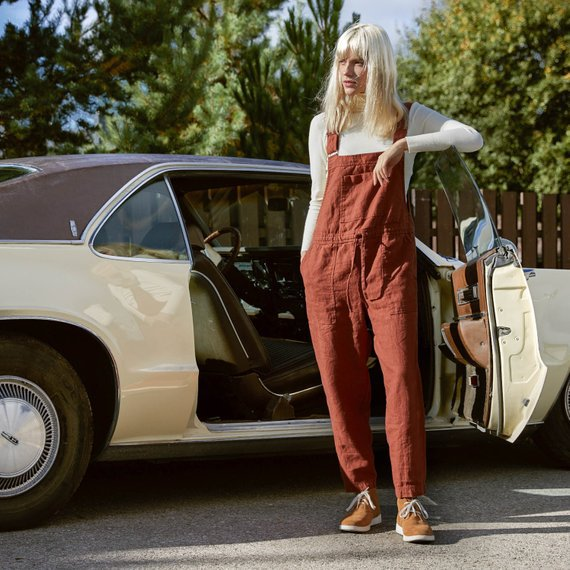 new cotton and linen overalls, loose and comfortable casual pants_voghion.com