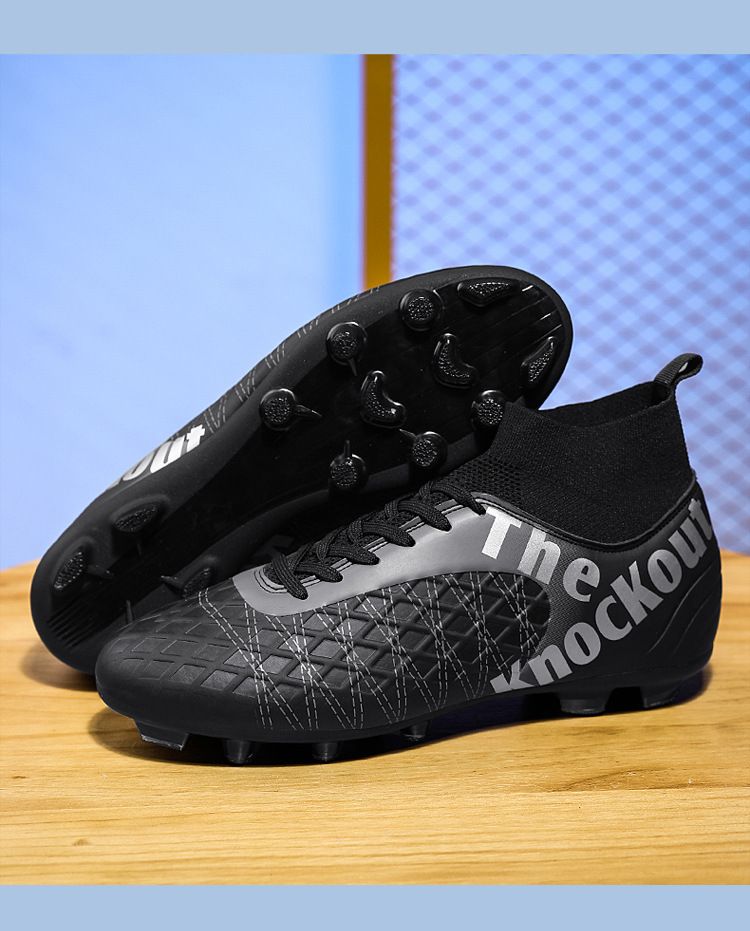 23 grenzüberschreitende 31-48 größe fußball schuhe lange und kurze spikes high top erwachsene studenten wettbewerb schuhe training fußball schuhe_voghion.com