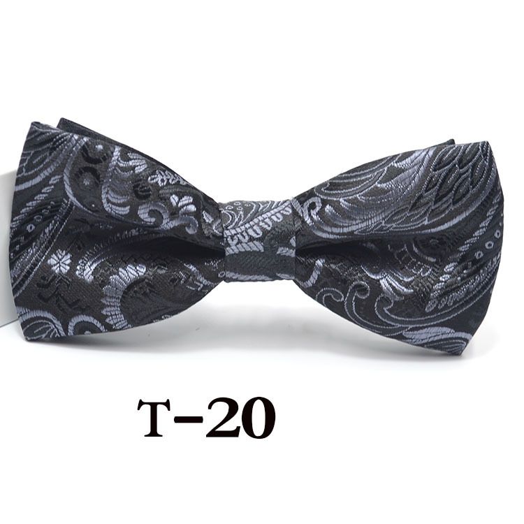 Men's Ties & Handkerchiefs business formal wear, jacquard bow tie, groom, best man, emcee, bow tie, ready stock wholesale available_voghion.com