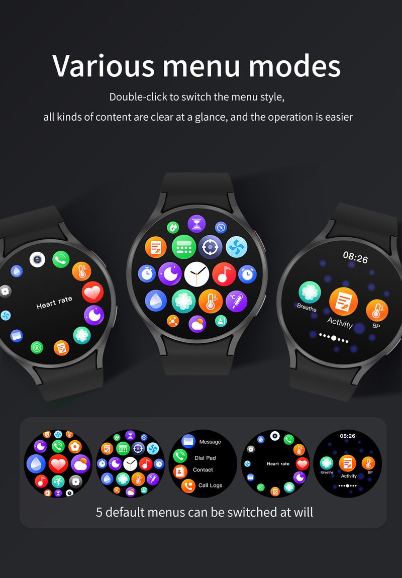 Chytré hodinky M10 pro muže a ženy, hlasové volání, vodotěsné fotografování, krok za krokem, monitorování srdeční frekvence, sociální zábava, dálkové ovládání, selfie_voghion.com