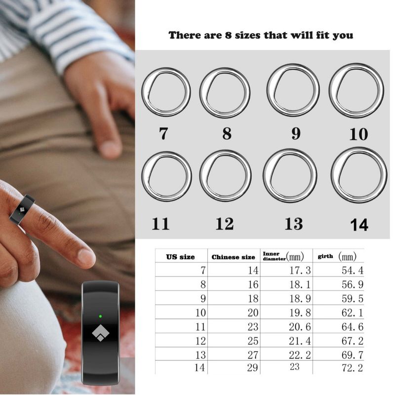 2025 New Smart Android IOS Universal And Time Reminder Multifunctional Counting Ring_voghion.com