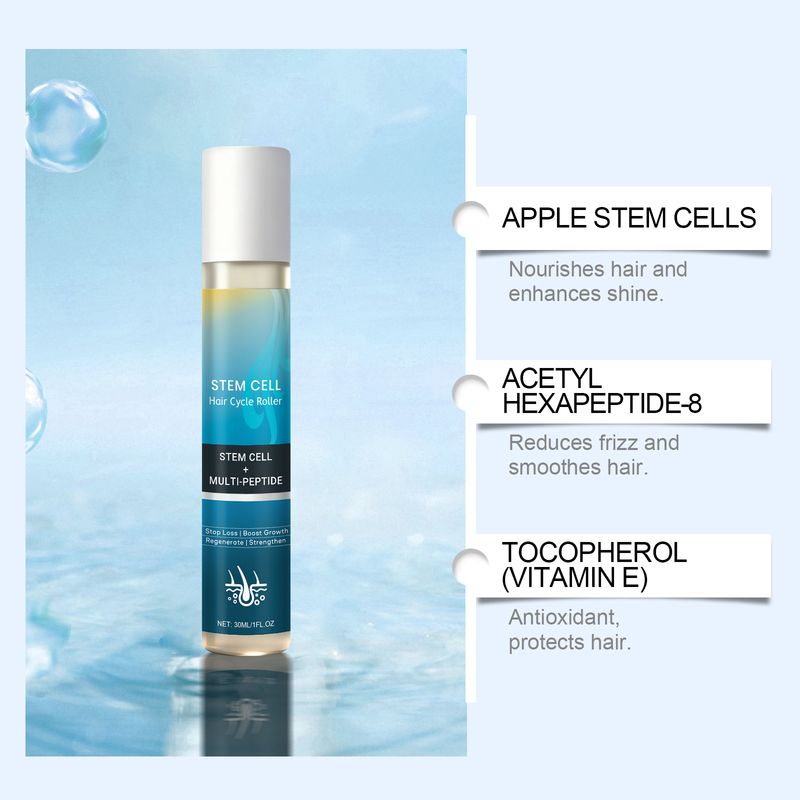 Roll-On Essence Kopfhautmassage Tägliche sanfte nährende glatte Haarpflege Schmieröl_voghion.com