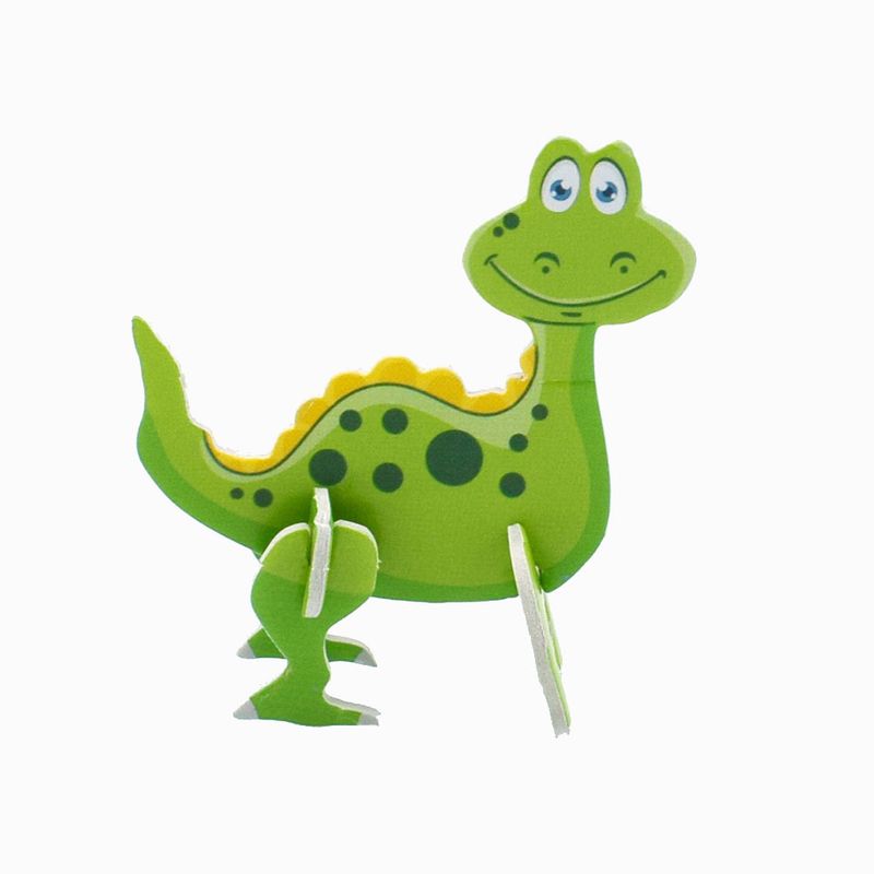 Children's paper 3D puzzle cute cartoon dinosaur shape 3D small puzzle toy gift food small puzzle_voghion.com