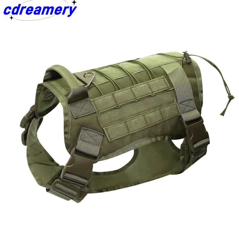 1 bucăți vestă de câine mare respirabilă ușor de manevrat tactică guler de câine mediu puternic nailon elastic lesă pentru animale de companie_voghion.com