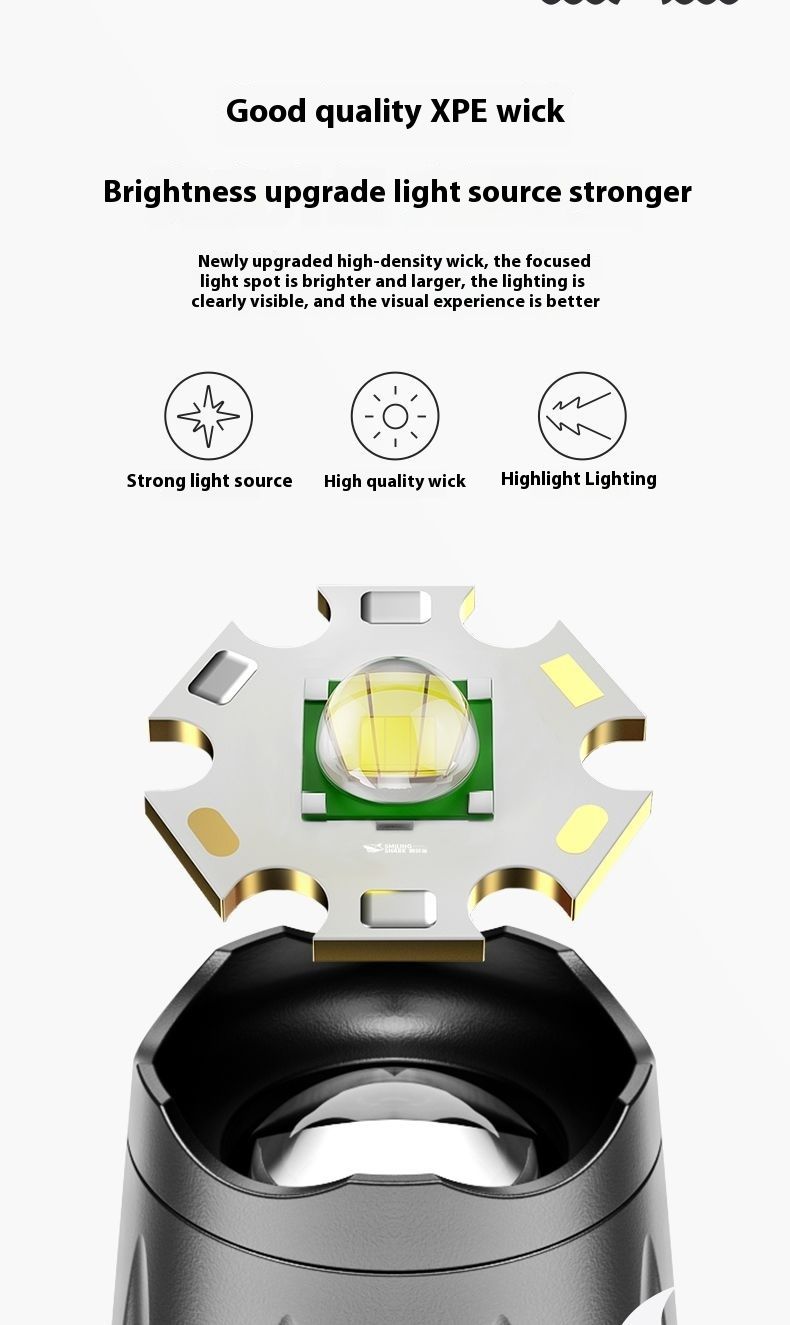 【 1.646 Million People Collect This Brand 】 Bicycle Flashlight, Front Outdoor Mountain Strong Light, Super Bright_voghion.com