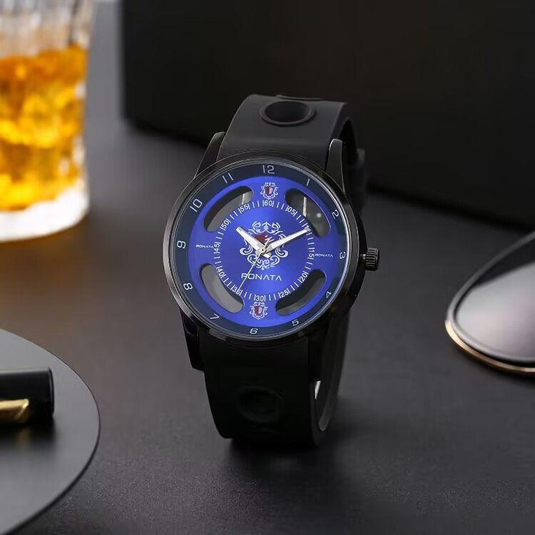 Sports Fashion Silicone Hollow Perspective Digital Men's Quartz Watch_voghion.com