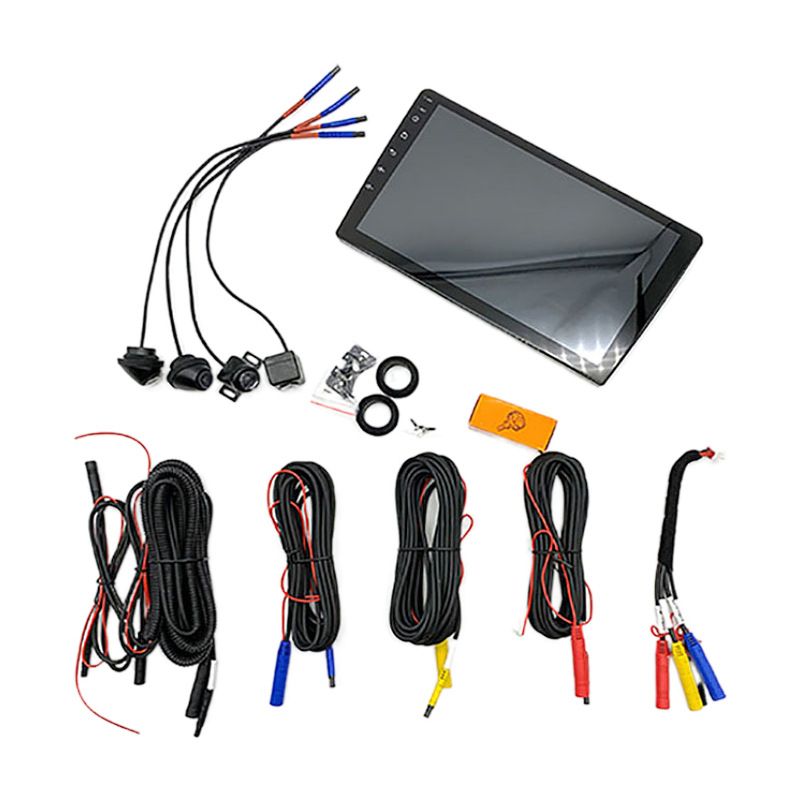 360°-Panorama-Navigationssystem mit 1080P HD-Nachtsicht – All-in-One Smart-Car-Headunit mit DVR, GPS, Wireless CarPlay und Android Auto_voghion.com