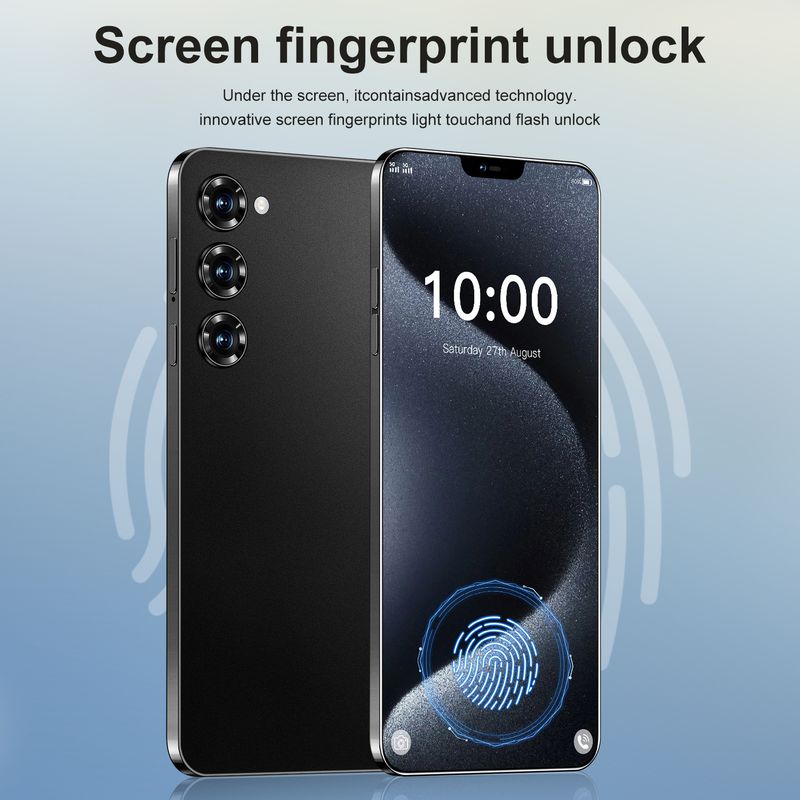 Hot Selling S24+phone 8+256G 7.3-inch Notch Screen Android Phone Meikeduo OZON Available_voghion.com