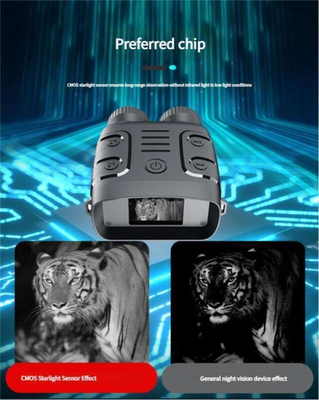 Ultra Clear Large Screen Day Dual-use Camera And Video Recorder With High-definition Infrared All Black Dual Tube Night_voghion.com