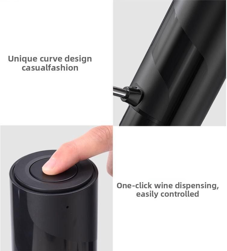 Nouveau modèle de distributeur automatique de pression d'air, décanteur à usage domestique, pompe électrique de style européen, verseur de vin_voghion.com
