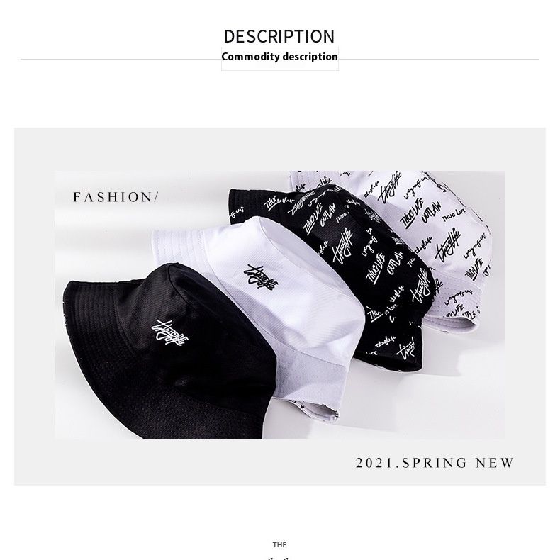 Fischerhut Damen Outdoor Bedruckter Baumwollstoff Doppelseitig Faltbarer Sonnenschutzhut Herren Angeln Sonnenschutz Bucket Hat_voghion.com
