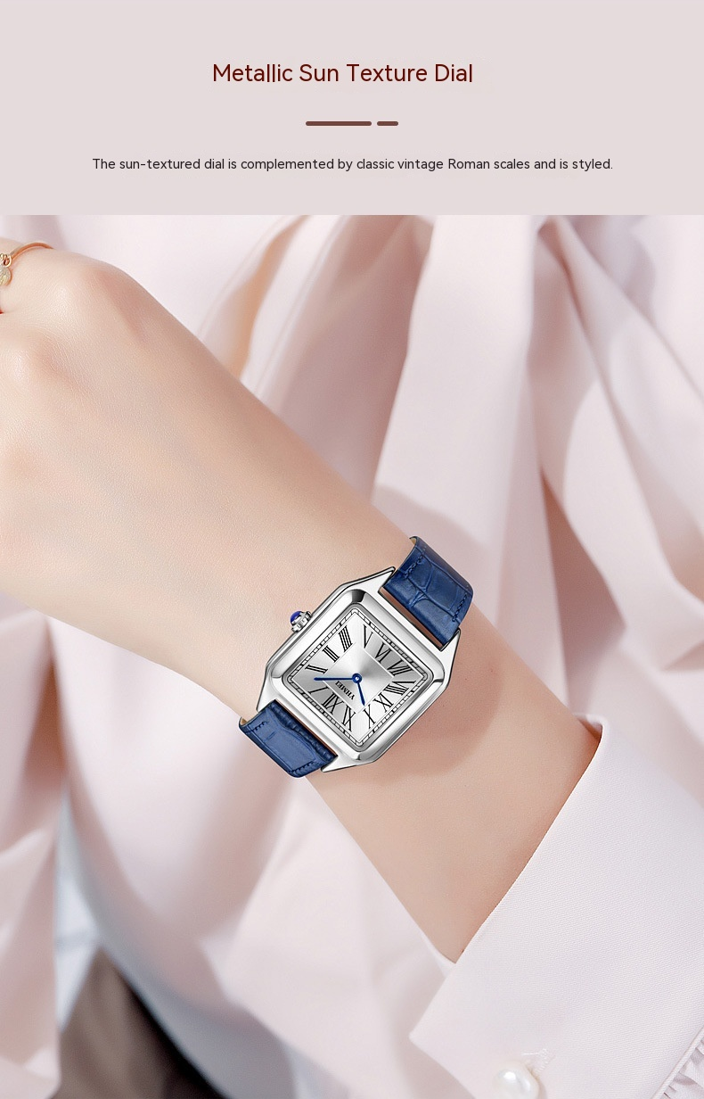 2023 nuovo orologio di vendita caldo orologio di moda orologio da donna retrò piccolo quadrato orologio da donna al quarzo impermeabile minimalista_voghion.com