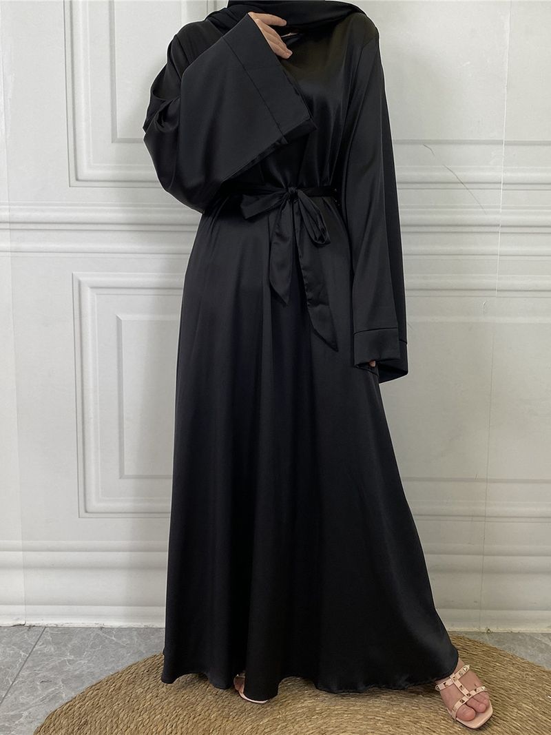 Yeni Müslüman Türk Abayas Jalabiyat Kadın Ramazan Kıyafetleri Fas Kaftan Parti Uzun Elbise Arap Kaftan Saten Kadın Elbisesi_voghion.com
