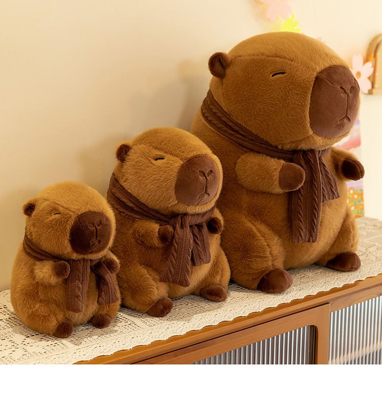 Pluchen speelgoed Capybara schattig schattig knuffeldier kussen grappig speelgoed trendy pop_voghion.com