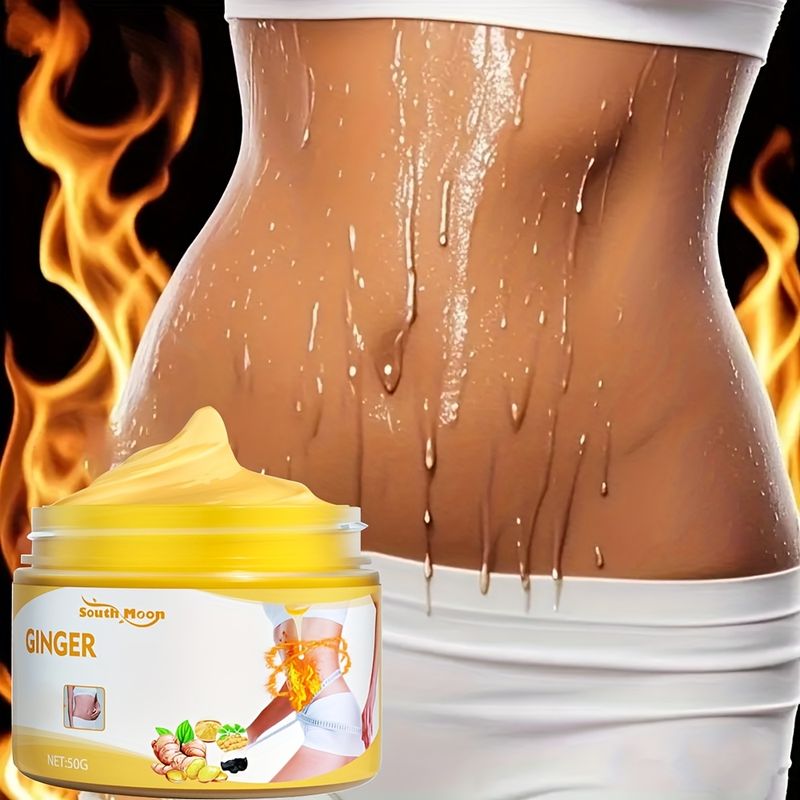 Crema reafirmante con cafeína y vitamina E - Crema caliente para resultados de ejercicio, ideal para vientres prominentes, tono beige claro_voghion.com