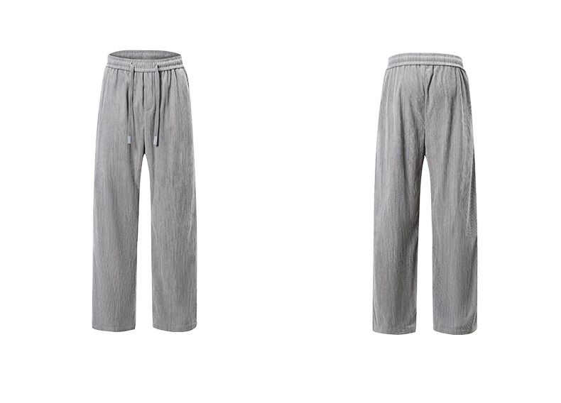 Pantaloni a gamba dritta larghi e versatili da uomo in velluto a coste americano autunno inverno 2024, stile nuovo, casual e ampio_voghion.com