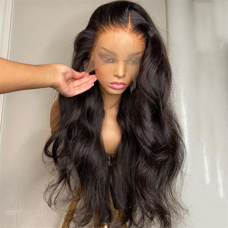 180% Dichtheid 13X4 Lace Front Menselijk Haar Pruiken Body Wave Kant Voor Pruik Voor Vrouwen Braziliaanse Remy menselijk Haar Pruik_voghion.com
