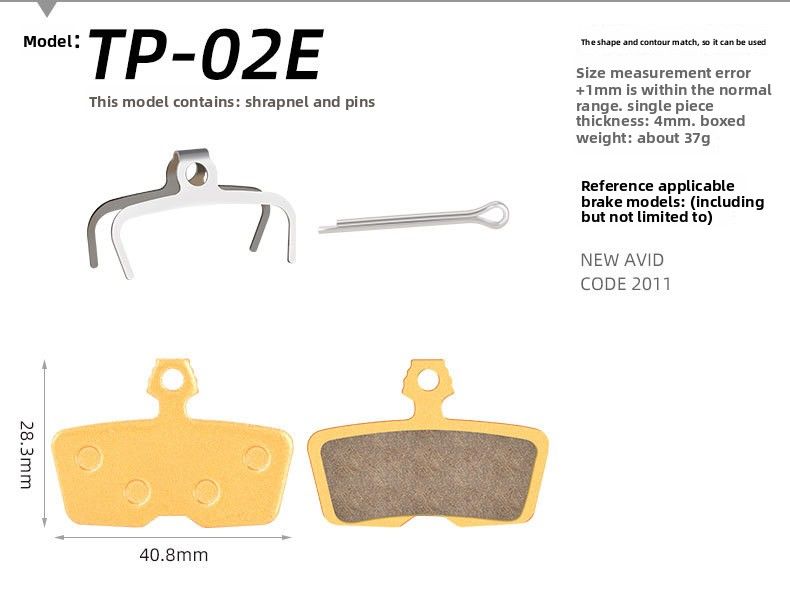 Pastiglie freno a disco per mountain bike TOOPRE Full Metal Ketone Base BB5 M355 M446 universali_voghion.com