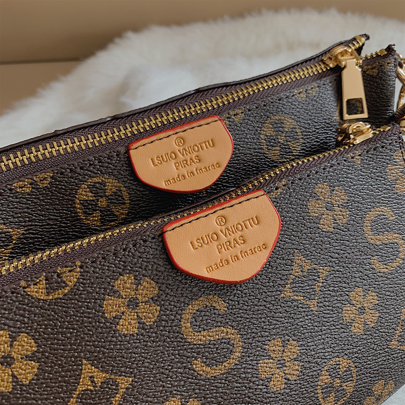 2023 Uusi Crossbody Trend Fashion Casual Printing -kolmiosainen setti, monipuolinen naisten laukku olkavarrelle_voghion.com