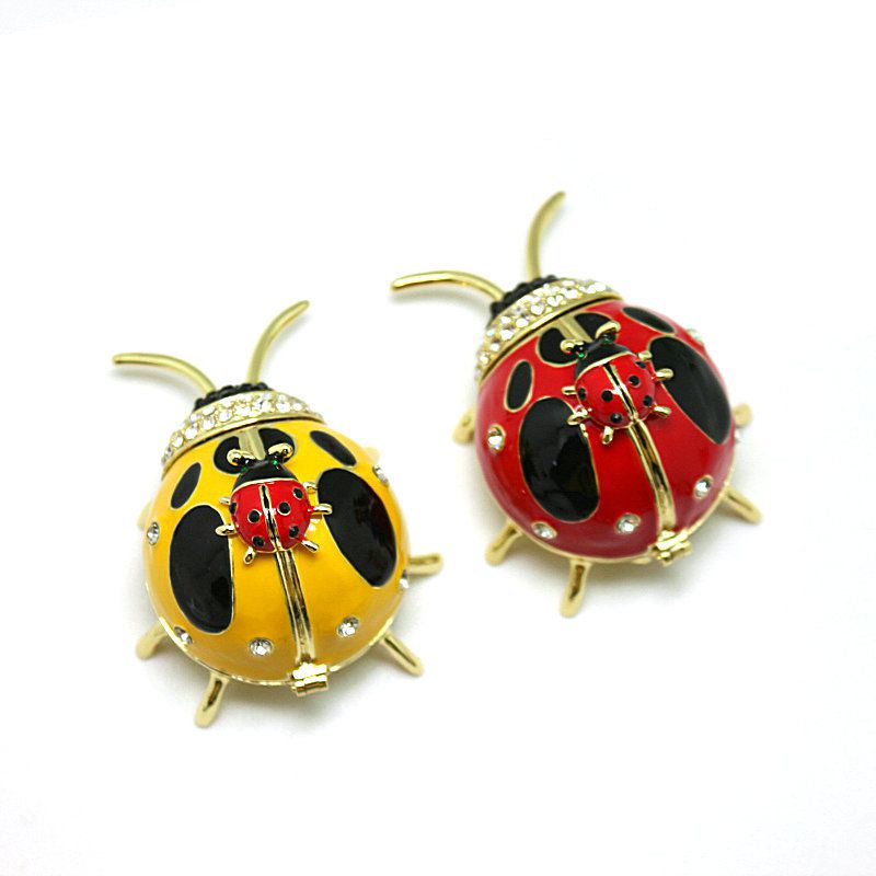 Cross-border supply enamel metal beetle decorative box alloy jewelry box ornaments small jewelry storage box wholesale_voghion.com
