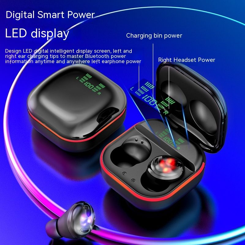 S190 wireless magnetic charging earphones, stereo binaural Bluetooth earphones_voghion.com
