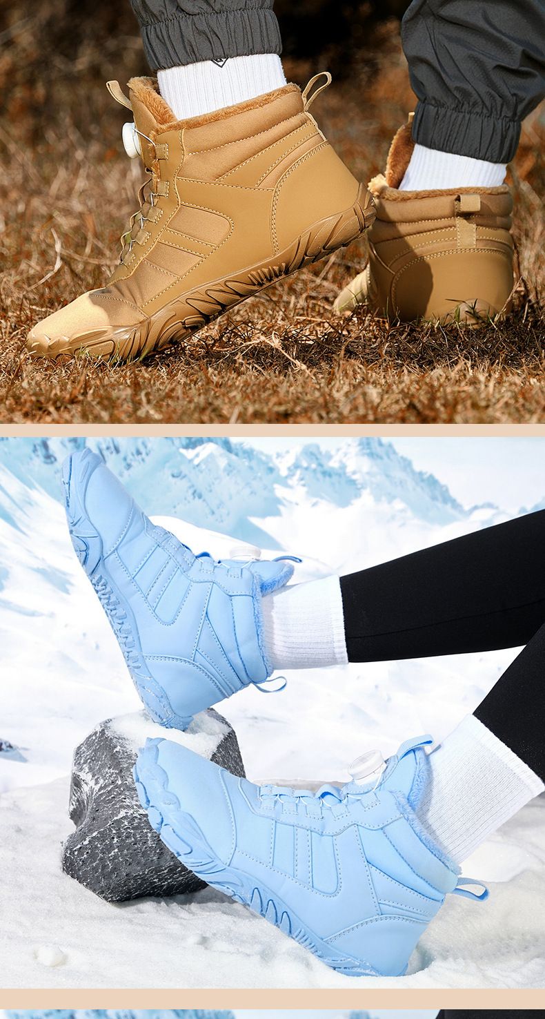 Winter New Cross-Border Snow With Fleece Lining, Thickened Warm Shoes For Men Women, Casual And Comfortable Couple's_voghion.com