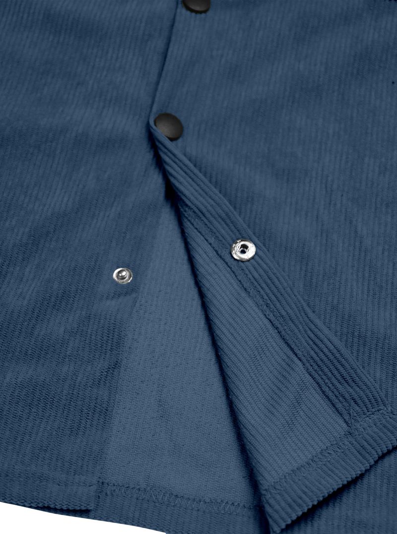 Herren-Cordhemd mit Knopfleiste – Slim Fit im Workwear-Stil, maschinenwaschbar und atmungsaktiv (S–XXXL, einfarbig, Vintage Casual Essential)_voghion.com